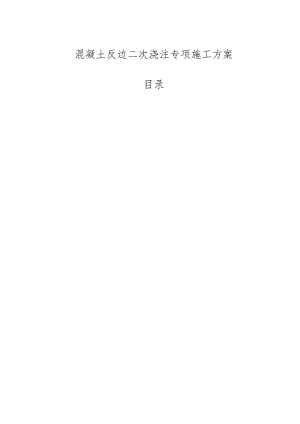 混凝土反边二次浇注专项施工方案-最新.docx