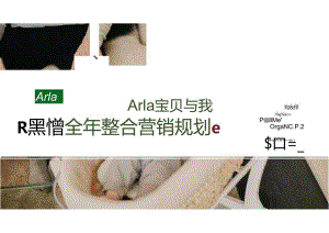Arla宝贝与我品牌全年整合营销规划.docx