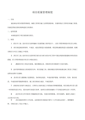 项目质量管理制度.docx