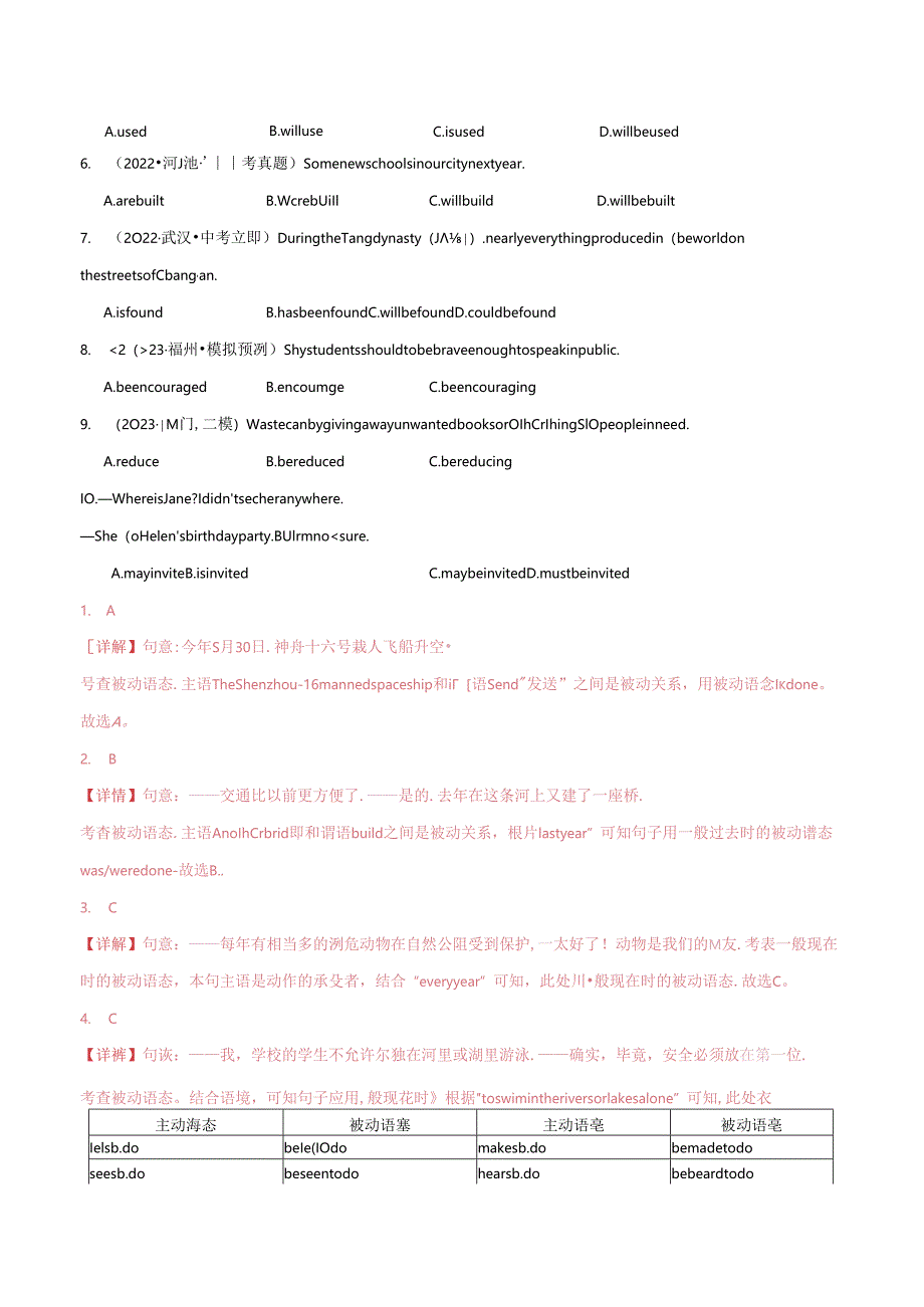 易错点07 被动语态(解析版).docx_第1页