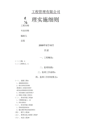 道路管线监理细则.docx