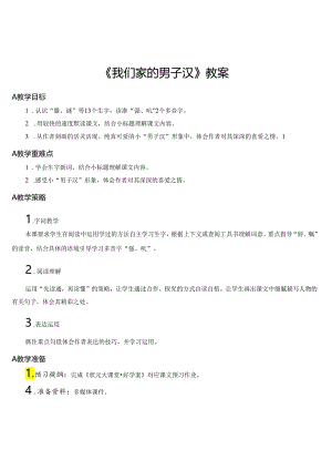 《我们家的男子汉》教案.docx