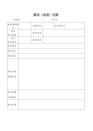 家访（谈话）记录.docx