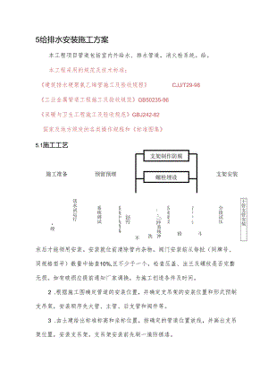 给排水安装施工方案.docx