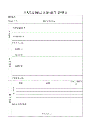 重大隐患整改方案及验证效果评估.docx
