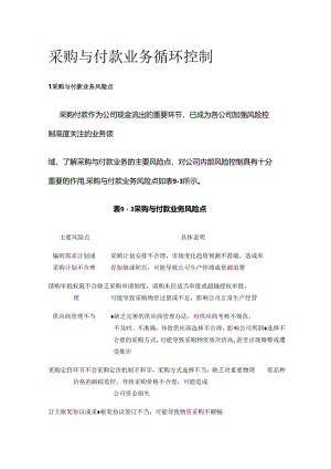 采购与付款业务循环控制全套.docx
