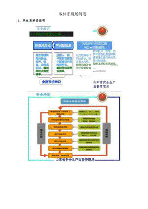 双重预防体系现场问卷知识汇总模板.docx