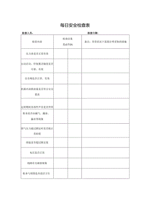每日安全检查表.docx