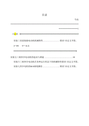 电机系统实验指导书.docx
