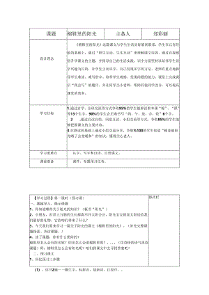 棉鞋里的阳光.docx