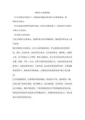 物体打击处置措施.docx