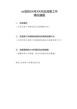 反违章工作情况记录.docx