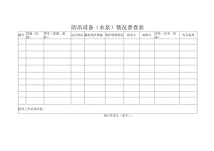 防汛设备（水泵）情况普查表.docx