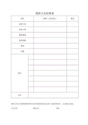 离职人员结算表.docx