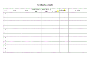 粉尘检测记录台账.docx