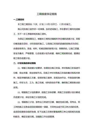 工期进度保证措施.docx