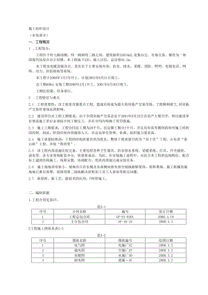 房产大厦工程(水电)模板.docx