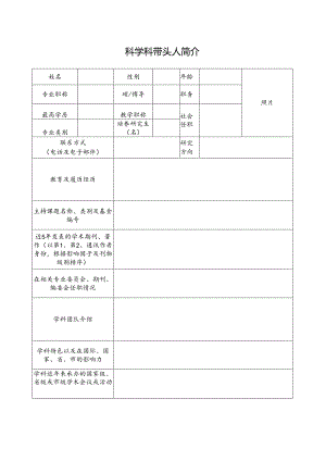 学科带头人简介.docx