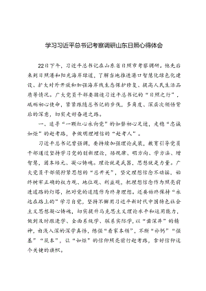 13篇 学习2024年5月在山东考察调研时重要指示讲话心得体会.docx