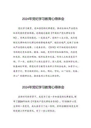 党员干部关于2024年党纪学习教育读书班研讨发言材料七篇.docx