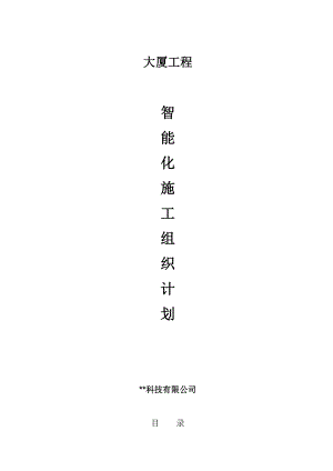 智能化施工组织14项.doc