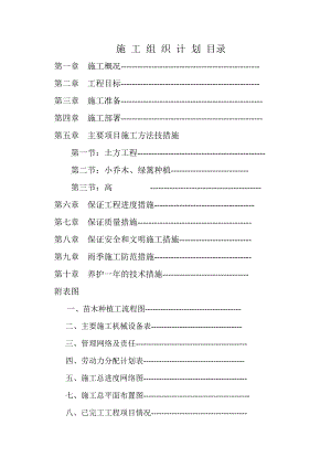 施工组织计划(世纪大道).doc