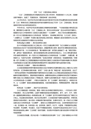 打好“三北”工程攻坚战心得体会1.docx