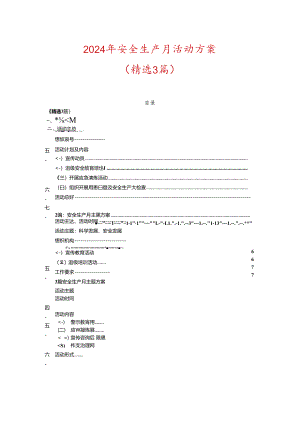 2024年安全生产月活动方案（精选）.docx