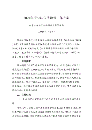 2024普法依法治理工作方案.docx