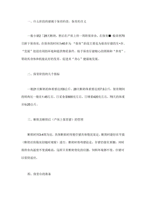 保育仔猪饲养管理的几个需要重点关注的点.docx