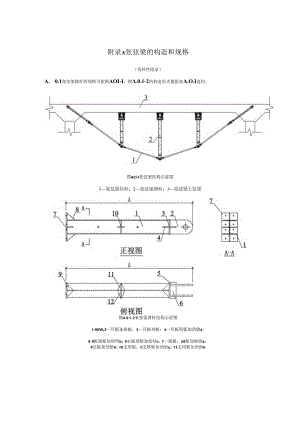 张弦梁构造和规格、钢对撑和钢角撑、支撑竖向连接件、对应土压力荷载选型表.docx