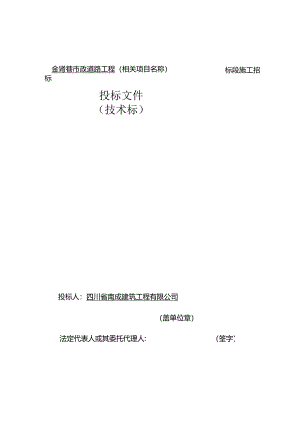 某道路工程项目施工招标文件.docx
