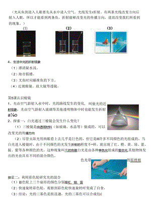 教科版五年级科学上册全册单元知识点复习整理.docx