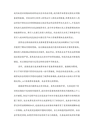 基础会计实训报告汇编（3篇）.docx