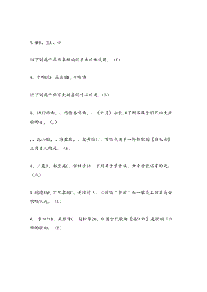 2025年小学音乐知识竞赛试题100题及答案.docx
