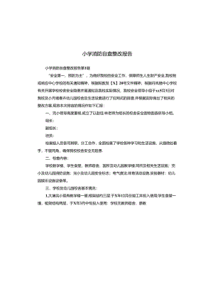 小学消防自查整改报告.docx