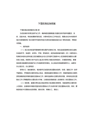 下雪防滑应急预案.docx