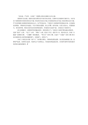 “讲忠诚、严纪律、立政德”专题警示教育党课报告会发言稿.docx