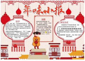 春节年味电子小报.docx