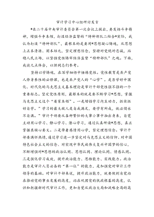 审计学习中心组研讨发言.docx