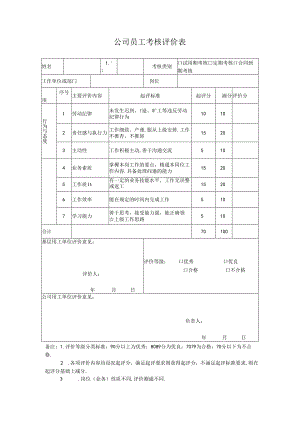 公司员工考核评价表.docx