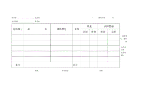 收料领料单、物资分类清单.docx