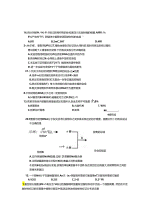 DNA复制、放射性同位素标记与细胞分裂.docx