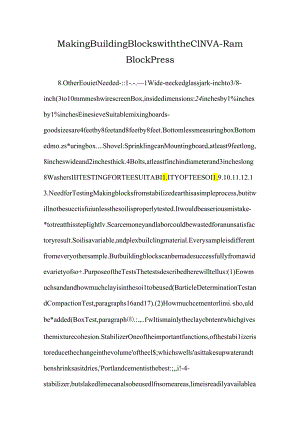 Making Building Blocks with the ClNVA-Ram Block Press.docx