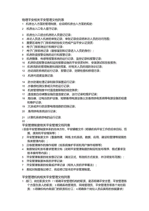 S3A3G3管理组需要查看文档和记录列表-修订版.docx