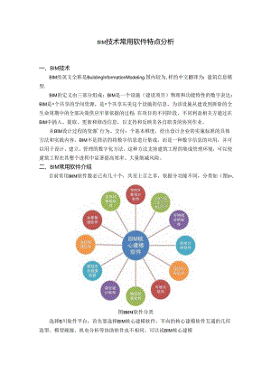 BIM技术常用软件特点分析(论文).docx