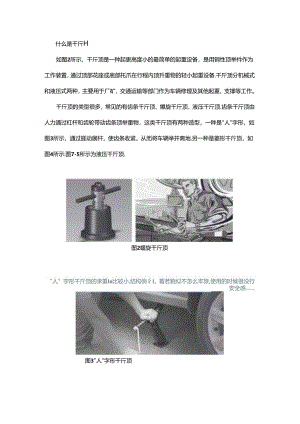 能把汽车顶起来的千斤顶工作原理是怎样的？.docx