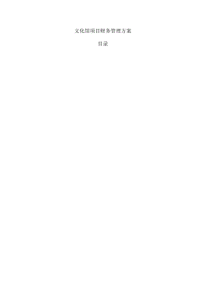 文化馆项目财务管理方案.docx