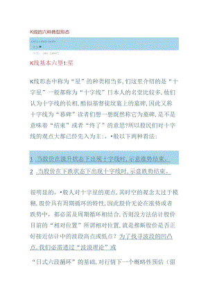 K线的六种典型形态.docx