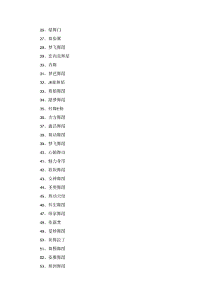 舞蹈室创意好听的名字155个.docx